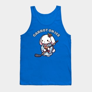 Ice hockey rabbit Tank Top